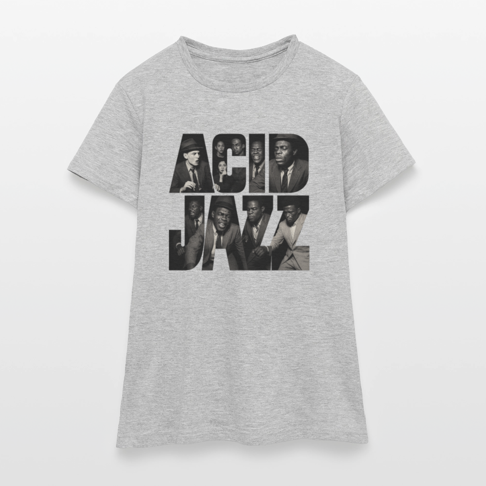 80s Club Jazzdance, T-shirt dam - gråmelerad