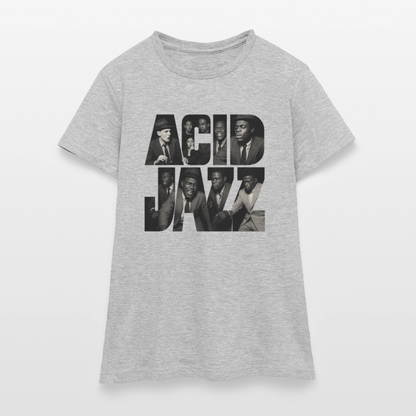 80s Club Jazzdance, T-shirt dam - gråmelerad