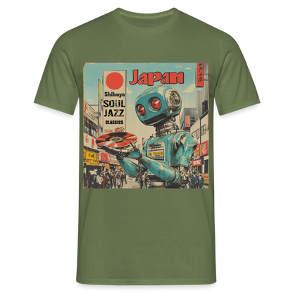 Shibuya Soul Jazz Classics, T-shirt herr - Militärgrön