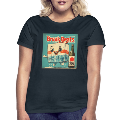 Nippon Break Beats, T-shirt dam - marinblå