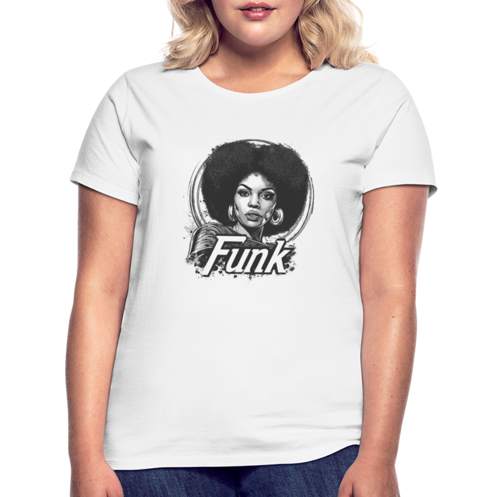 Funk Queen: Power in Motion, T-shirt dam - vit