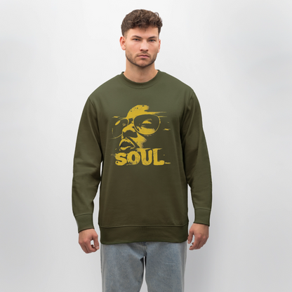 Funky Soul, Ekologisk sweatshirt CHANGER unisex från Stanley/Stella - kaki
