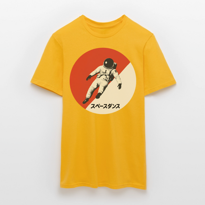 Space Dance, T-shirt unisex - gul