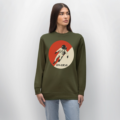 Space Dance, Ekologisk sweatshirt CHANGER unisex från Stanley/Stella - kaki