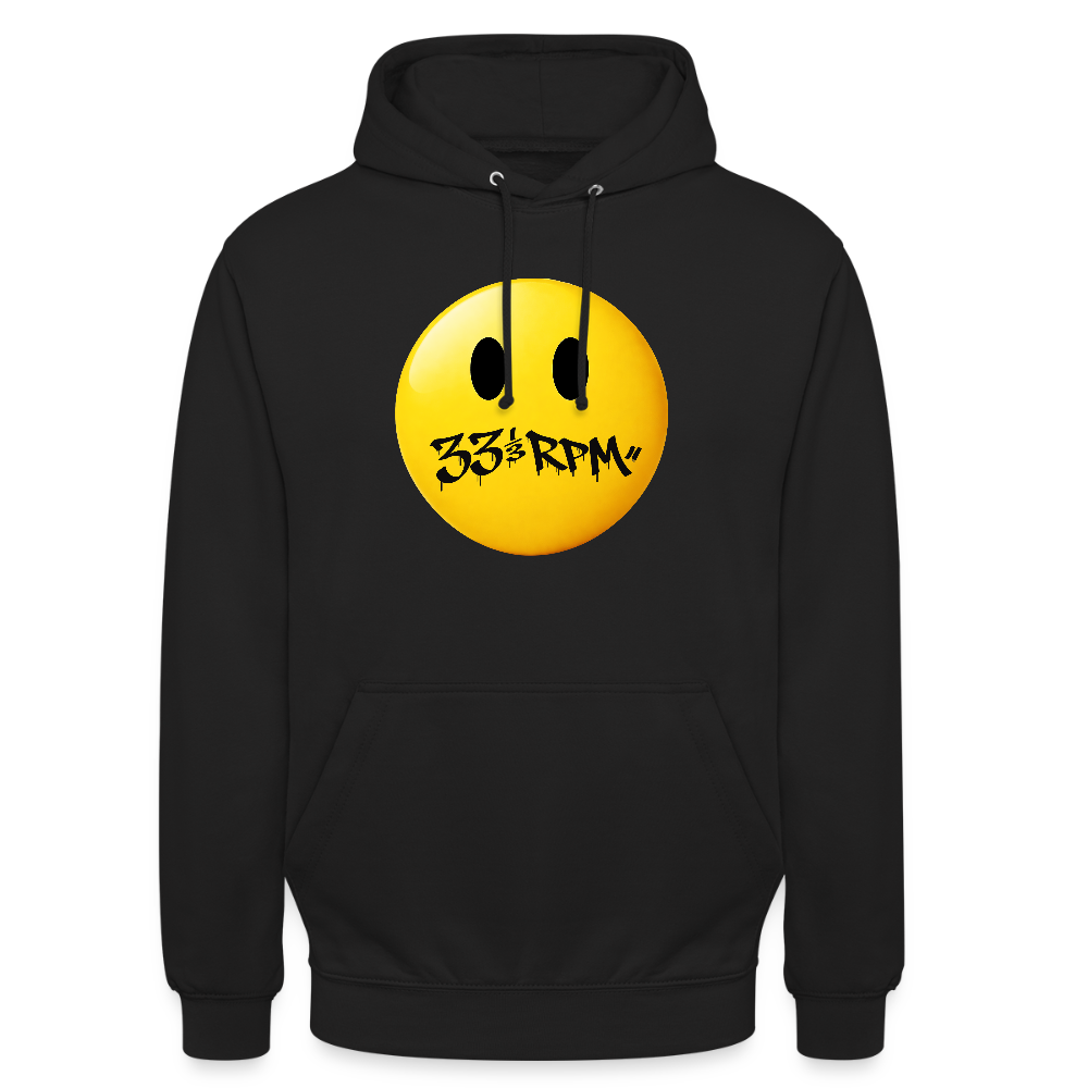 Turntable Grin, Luvtröja unisex - svart