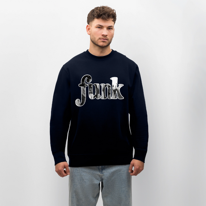Funk Vibes, Ekologisk sweatshirt CHANGER unisex från Stanley/Stella - marinblått