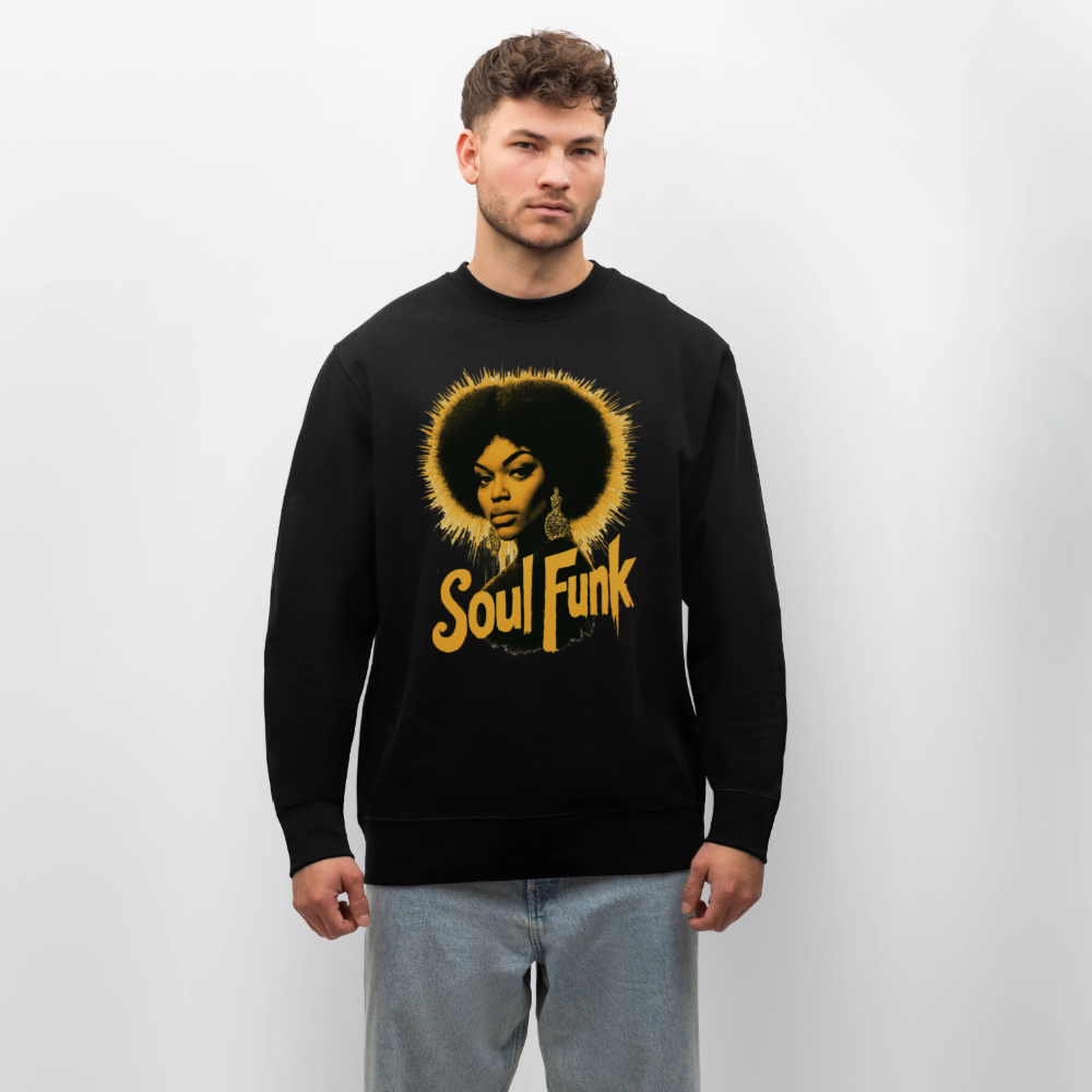 Soul Funk, Ekologisk sweatshirt CHANGER unisex från Stanley/Stella - svart