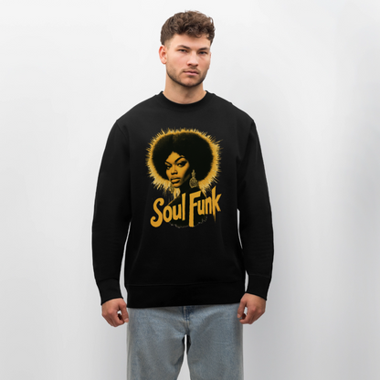 Soul Funk, Ekologisk sweatshirt CHANGER unisex från Stanley/Stella - svart