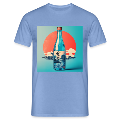 Stillhet i glas, T-shirt herr - carolina blue