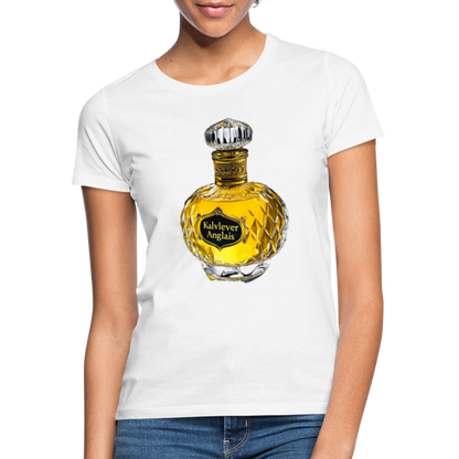 Eau de Perfume, T-shirt dam - vit