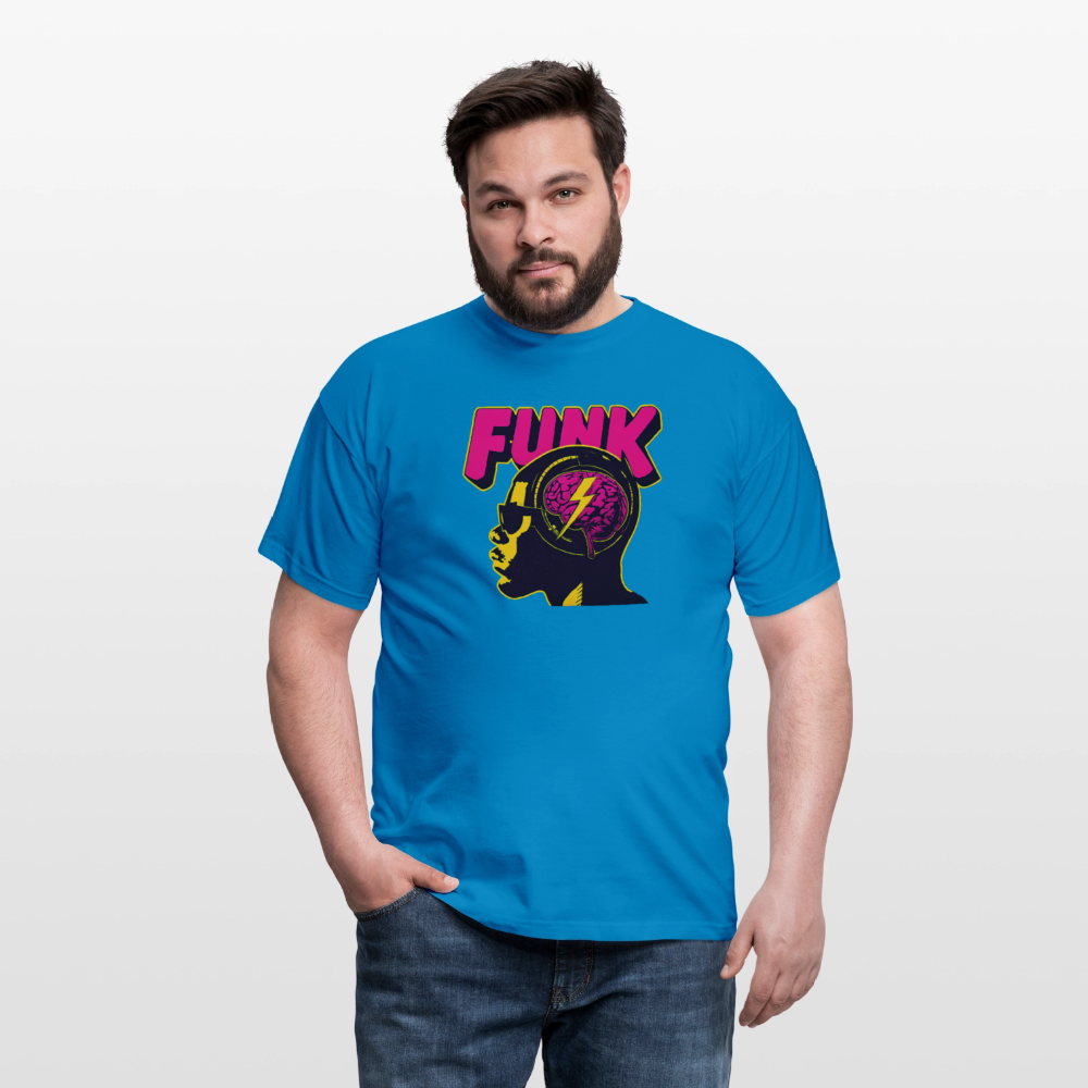 Funk Head, T-shirt herr - kungsblå