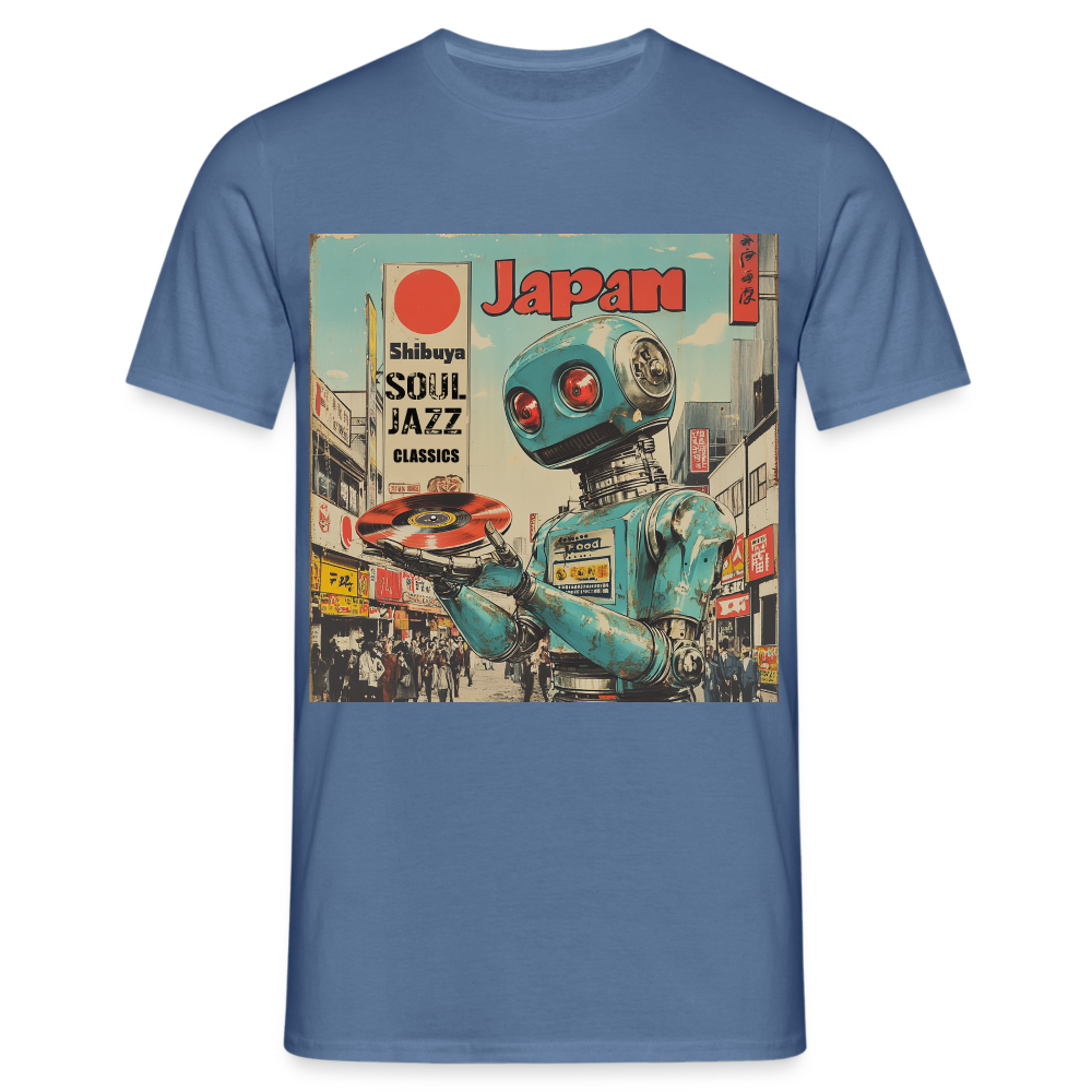 Shibuya Soul Jazz Classics, T-shirt herr - duvblå 