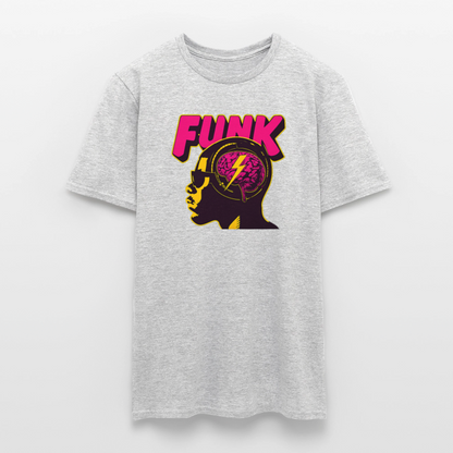 Funk Head, T-shirt herr - gråmelerad