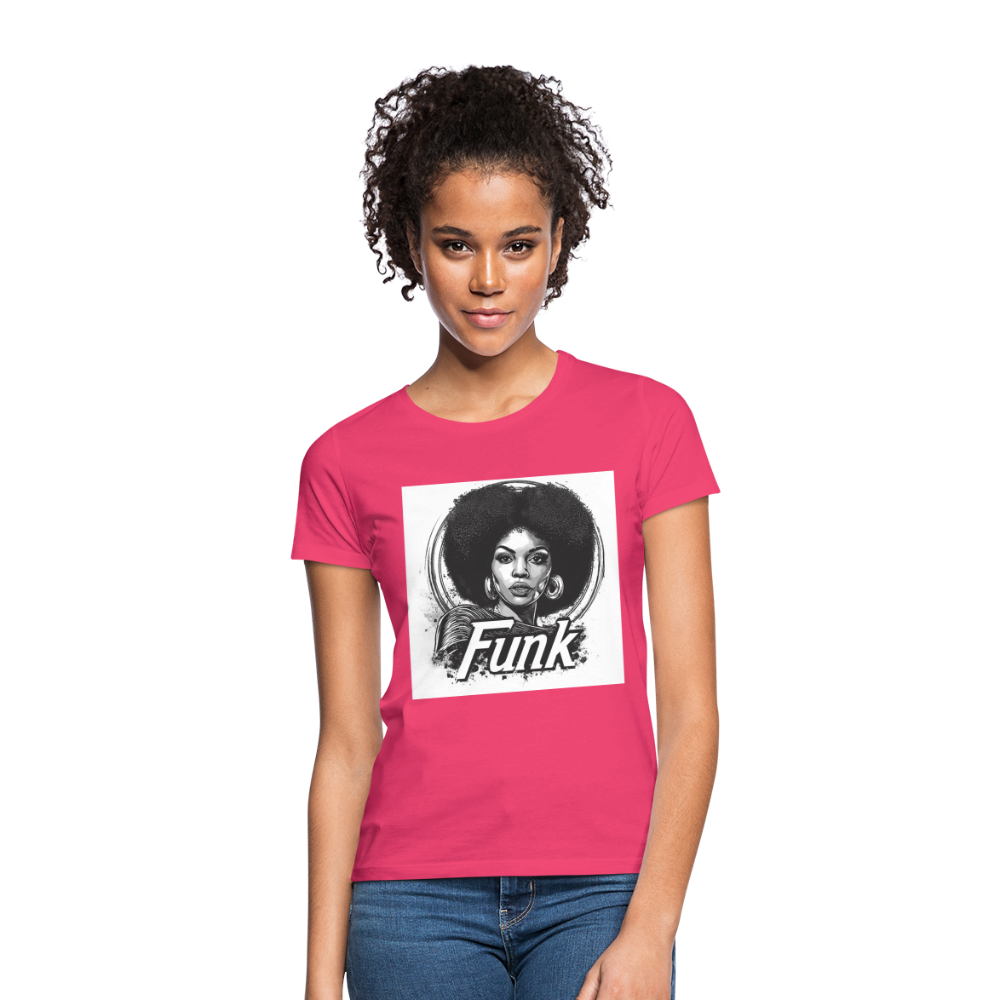 Funk Queen: Power in Motion, T-shirt dam - azalea