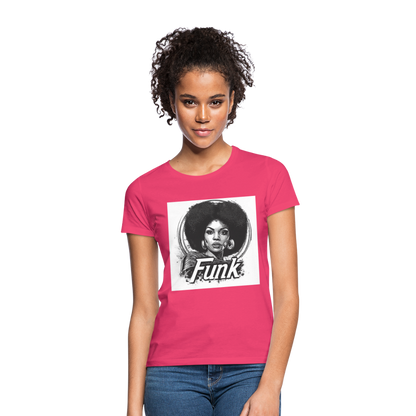 Funk Queen: Power in Motion, T-shirt dam - azalea