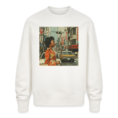 Yumi Sakamoto, Ekologisk oversizetröja RADDER unisex från Stanley/Stella - OFF WHITE