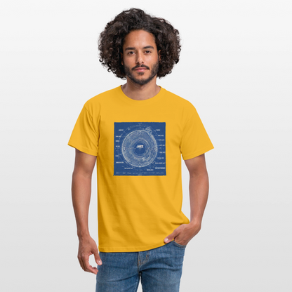 Kind of Blueprint, T-shirt unisex - gul