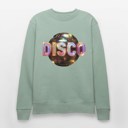 Disco Dreamscape, Ekologisk sweatshirt CHANGER unisex från Stanley/Stella - ljus grågrön
