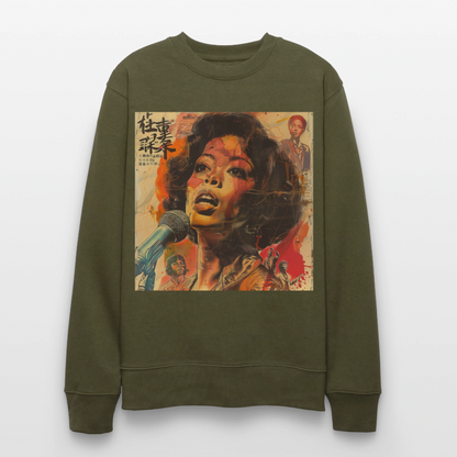 Soundtrack, Soul Undercover, Ekologisk sweatshirt CHANGER unisex från Stanley/Stella - kaki