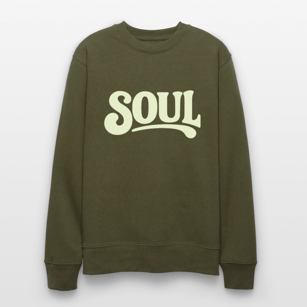 All About Soul, Ekologisk sweatshirt CHANGER unisex från Stanley/Stella - kaki