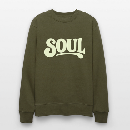 All About Soul, Ekologisk sweatshirt CHANGER unisex från Stanley/Stella - kaki