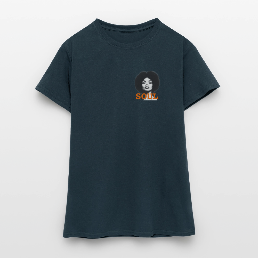 SOUL PWR - T-shirt dam - marinblå