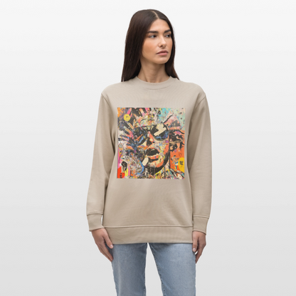 Cosmic Soul Groove, Ekologisk sweatshirt CHANGER unisex från Stanley/Stella - beige