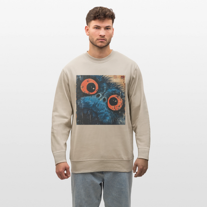 Den blå vännen, Ekologisk sweatshirt CHANGER unisex från Stanley/Stella - beige