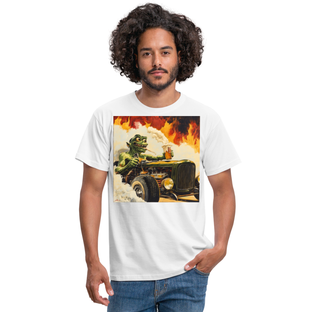 Ragg-Rex, T-shirt herr - vit