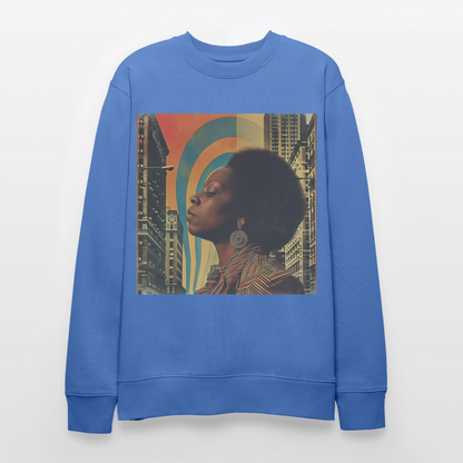 Jazz in the Moonlight, Ekologisk sweatshirt CHANGER unisex från Stanley/Stella - blå