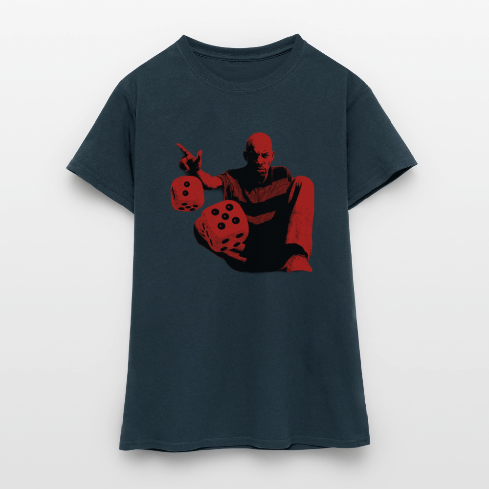 Six Side Story, T-shirt dam - marinblå