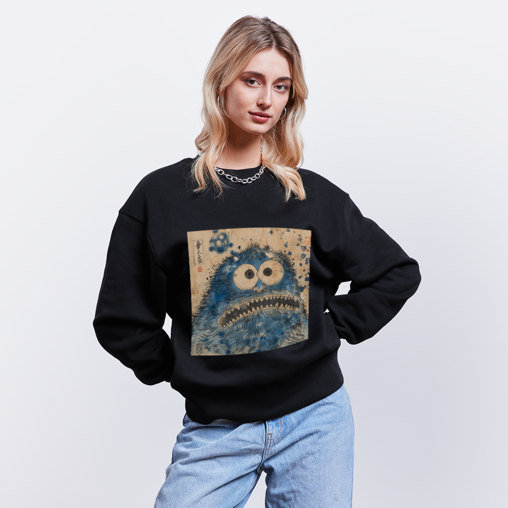 Uramiko ramlar i vattnet, Ekologisk oversizetröja RADDER unisex från Stanley/Stella - svart