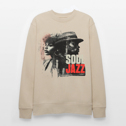 Soul Jazz Experience, Ekologisk sweatshirt CHANGER unisex från Stanley/Stella - beige