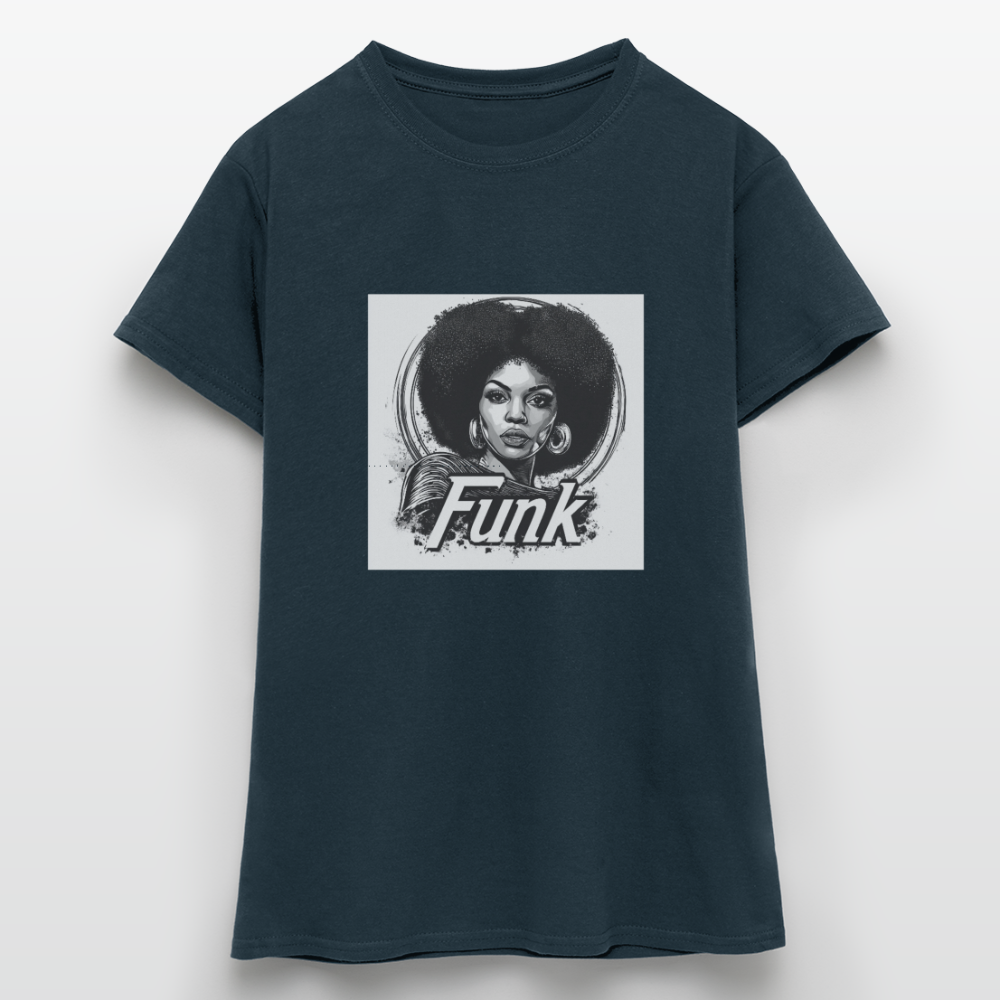 Funk Queen: Power in Motion, T-shirt dam - marinblå