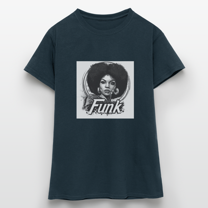 Funk Queen: Power in Motion, T-shirt dam - marinblå