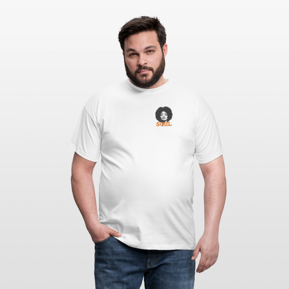 T-shirt unisex - Litet brösttryck - Litet brösttryck - vit