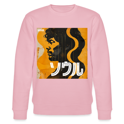 Nippon Grooves, Ekologisk sweatshirt CHANGER unisex från Stanley/Stella - ljusrosa