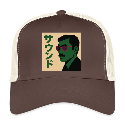Nippon Sound, Trucker Cap - brun/beige