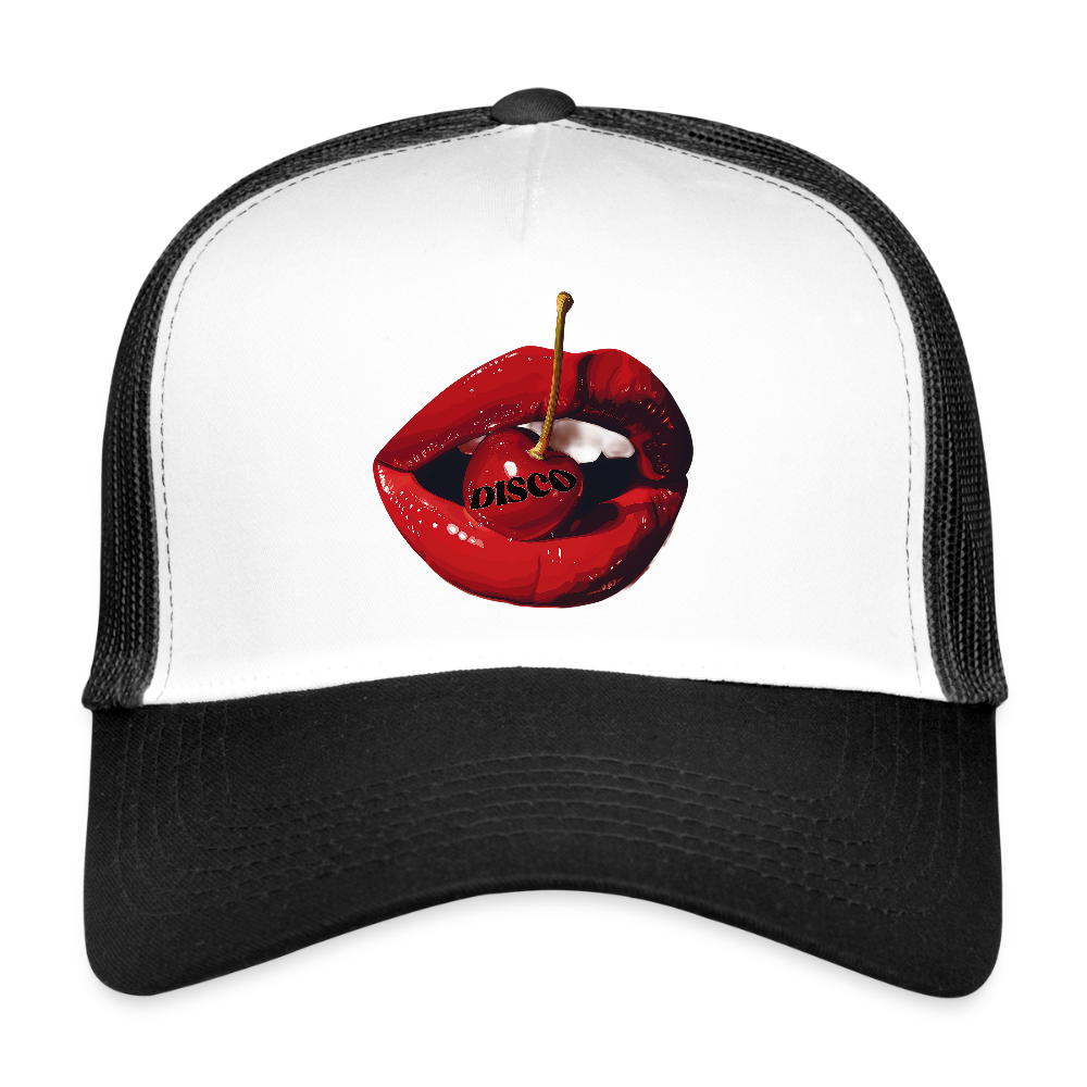Taste of Disco, Trucker Cap - vit/svart