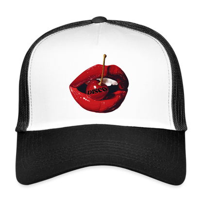 Taste of Disco, Trucker Cap - vit/svart