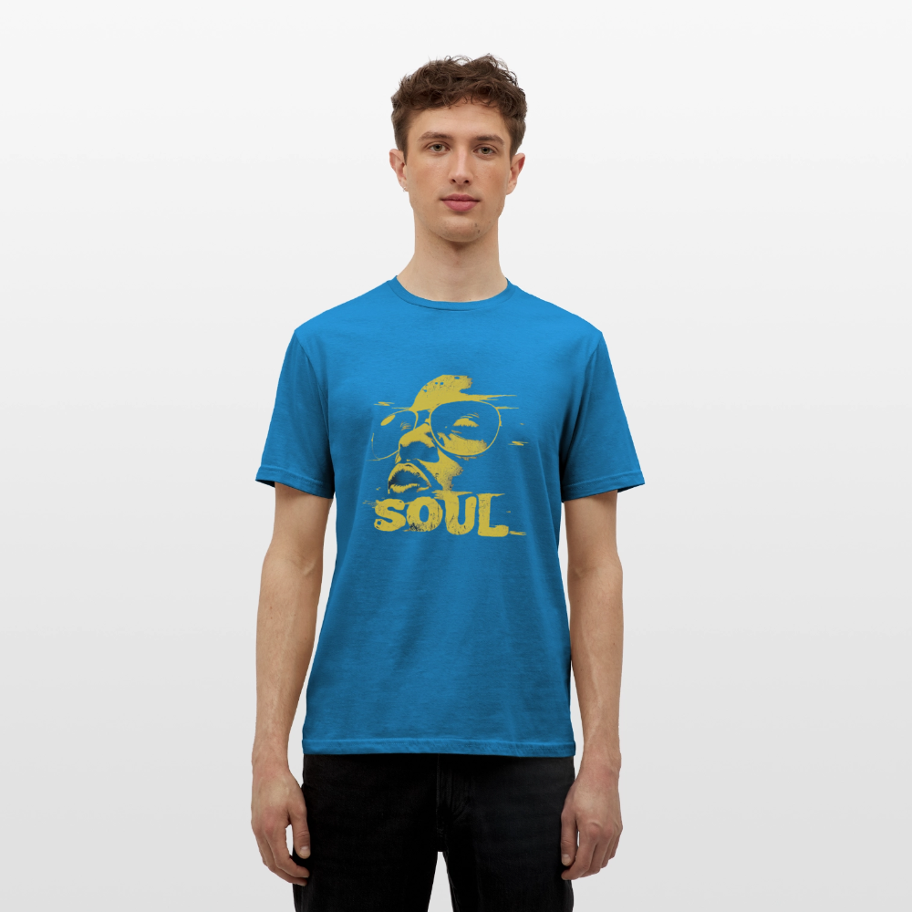 Funky Soul, T-shirt herr - kungsblå