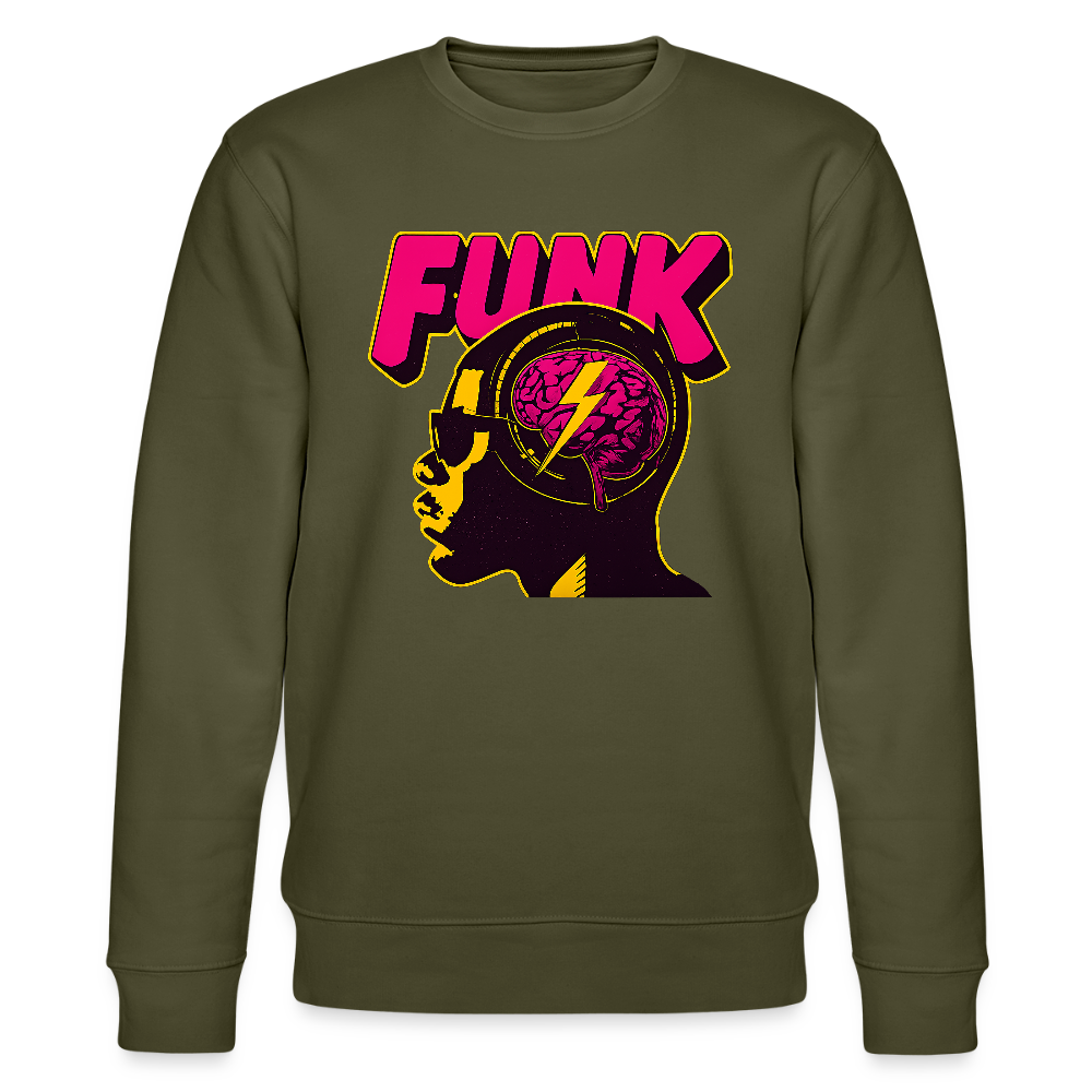 Funk Head, Ekologisk sweatshirt CHANGER unisex från Stanley/Stella - kaki