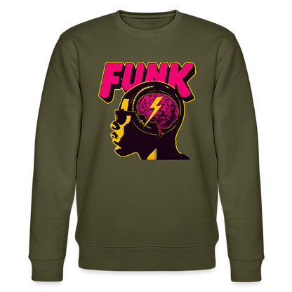 Funk Head, Ekologisk sweatshirt CHANGER unisex från Stanley/Stella - kaki