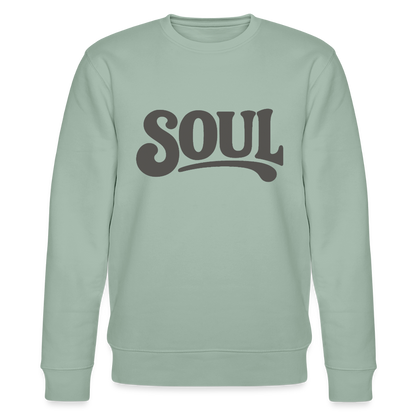 All About Soul, Ekologisk sweatshirt CHANGER unisex från Stanley/Stella - ljus grågrön