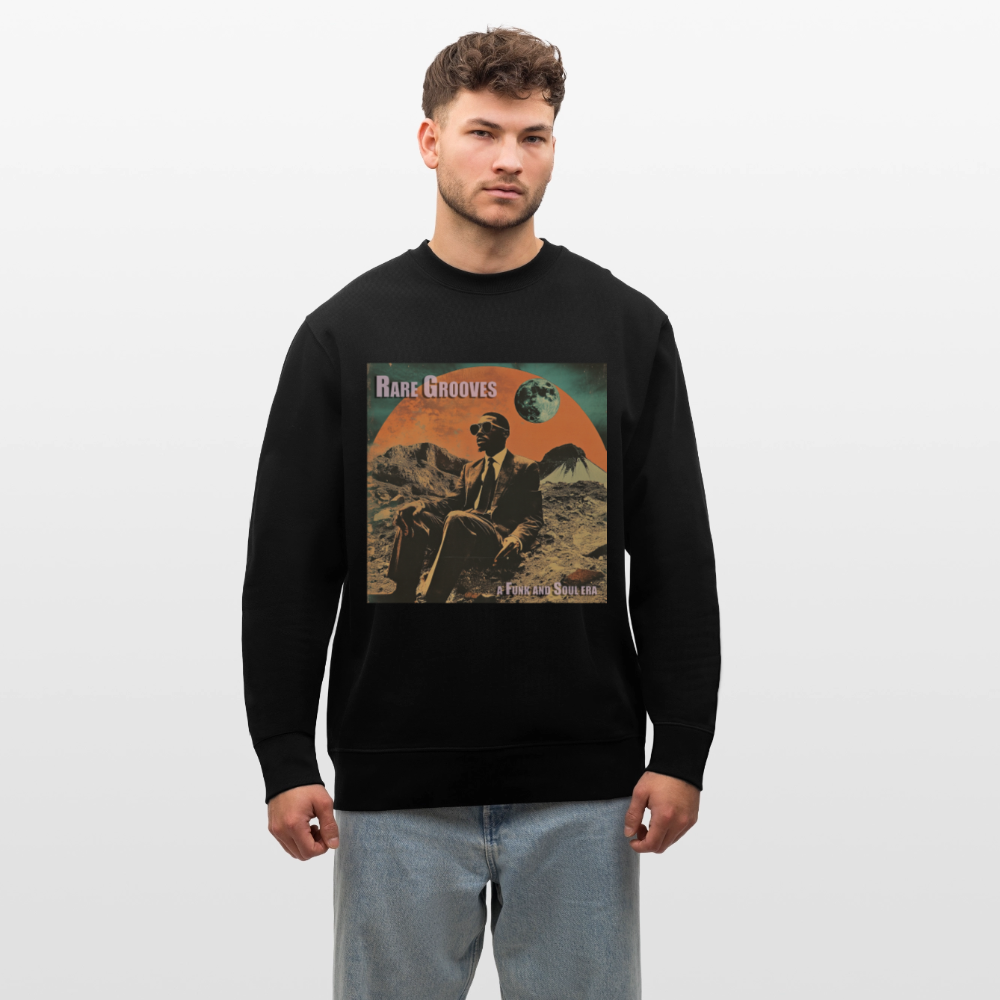 Vinylskatter: Att hitta sällsynta grooves, Ekologisk sweatshirt CHANGER unisex från Stanley/Stella - svart