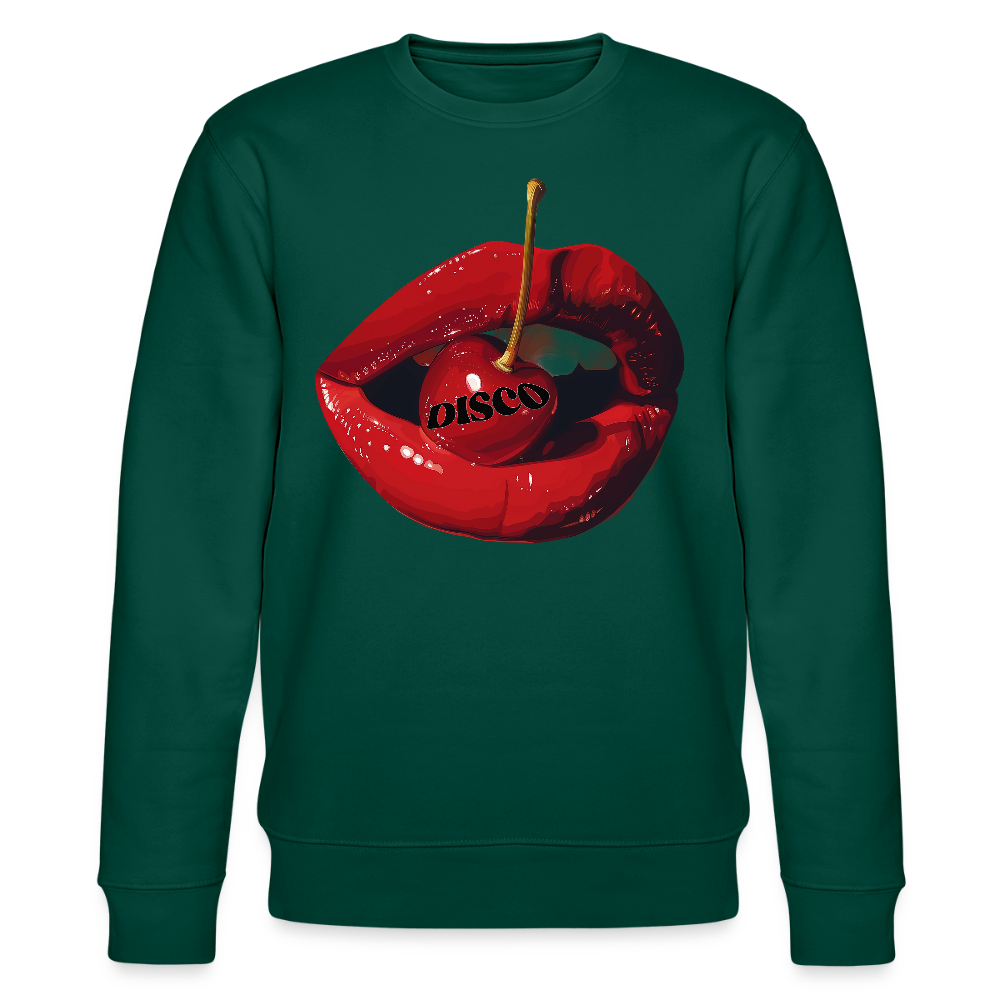 Taste of Disco, Ekologisk sweatshirt CHANGER unisex från Stanley/Stella - skogsgrön