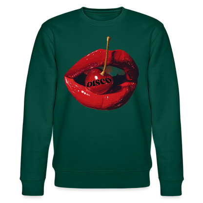 Taste of Disco, Ekologisk sweatshirt CHANGER unisex från Stanley/Stella - skogsgrön