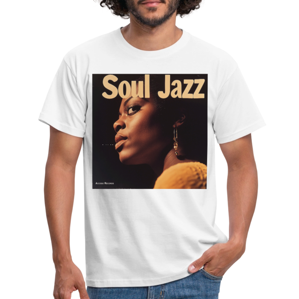 Acceso's Soul Groove: Jazz with a Beat, T-shirt herr - vit