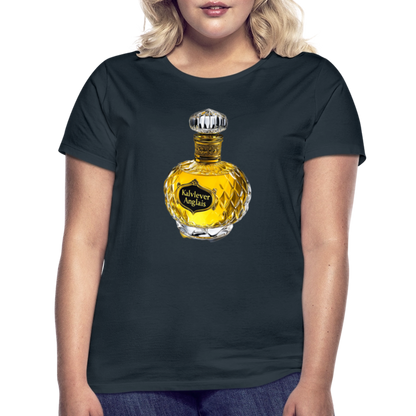 Eau de Perfume, T-shirt dam - marinblå