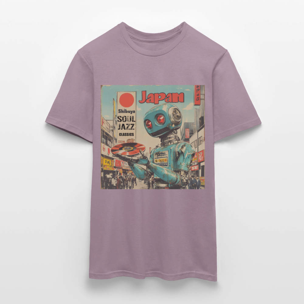 Shibuya Soul Jazz Classics, T-shirt herr - lilagrå 